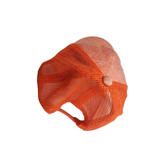 Vintage The Home Depot Printed Orange Snap-back, 1/2 mesh net, Faded orange - Picture 5 of 6